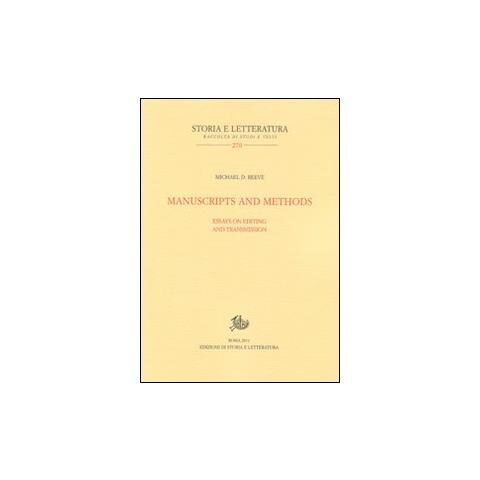 Michael D. Reeve - Manuscripts and methods. Essays on editing and trasmission - Foto 2