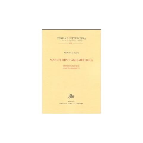 Michael D. Reeve - Manuscripts and methods. Essays on editing and trasmission - Foto 1