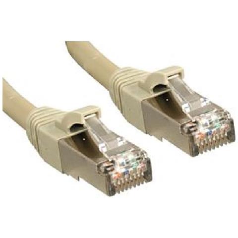 Cavo di Rete Patch Cat. 6 SSTP - S / FTP PIMF privo di alogeni, grigio, 10m - Foto 2