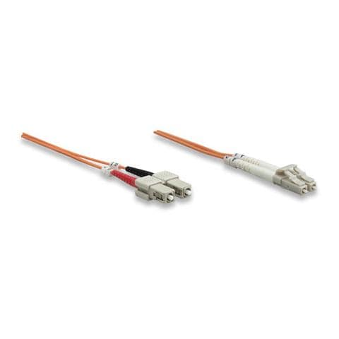 Aqua - LC a LC 50//125 Cavo in fibra ottica duplex multimodale OM3 da 75 metri