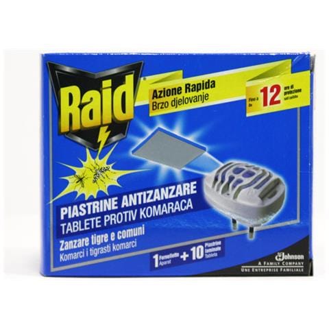 Antizanzare Piastrine, Azione Immediata E Prolungata, 12 Ore Diffusore - Foto 2