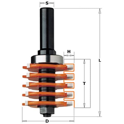Fresa X Unione A Denti Hm Z3 S=12 D=47.6x40 900.616.11 - Foto 1