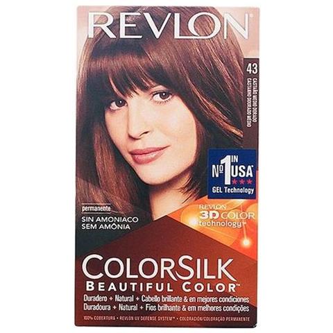 Tinta per capelli - Colorsilk Senza Ammoniaca 43 Medium Golden Brown - Foto 4