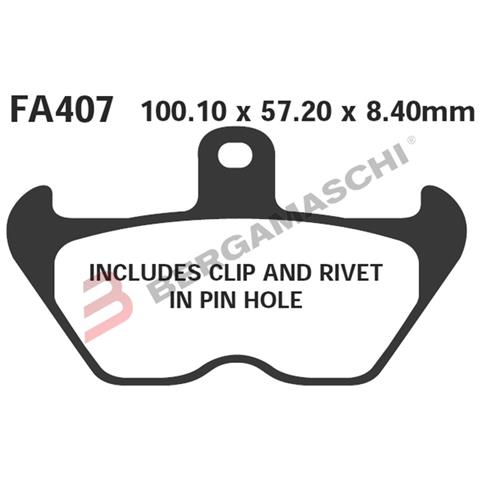 B1r R1840700 Ebc Pastiglie Hh Bmw Serie K-r Ant1100/1200 Con Piastrine Fa407hh - Foto 1