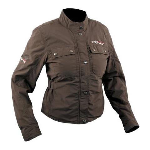 Giacca Donna Moto Scooter Protezioni Ce Estiva Impermeabile Lady Città Brown S - Foto 1