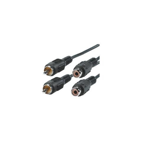 RCA Cable, duplex ST / BU, 1.5m 1.5m RCA RCA Nero cavo audio - Foto 1