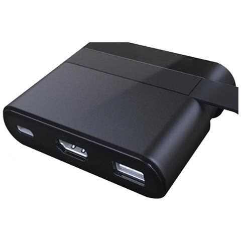 USB 3.0 Type-C to HDMI™ 2.0 + USB 2.0 Mini Dock, Cavo, USB 3.1 (3.1 Gen 2) Type-C, Nero - Foto 1