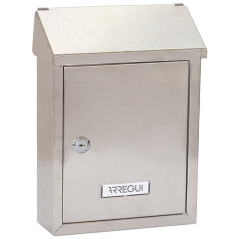 Smart E5727 Cassetta Postale Individuale In Acciaio Inossidabile, Cassetta Postale O Raccogliposta, Con 2 Feritoie, Dimensione S-din A5, Inox - Foto 1