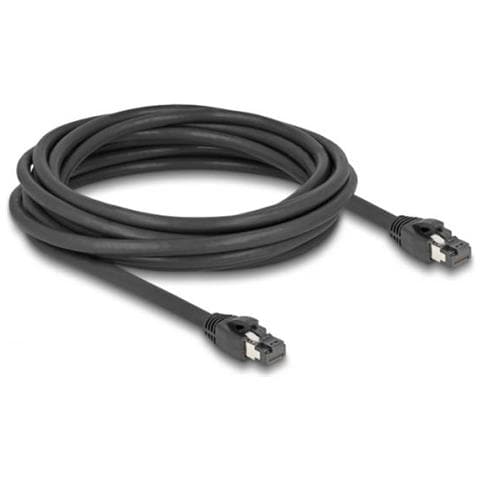 80236 Cavo Di Rete Nero 5 M Cat8.1 S /ftp (s-stp) - Foto 1