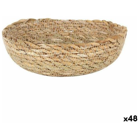 Cestino Multiuso Privilege Marrone Vimini 16 X 16 X 5,5 Cm (48 Unità) - Foto 1