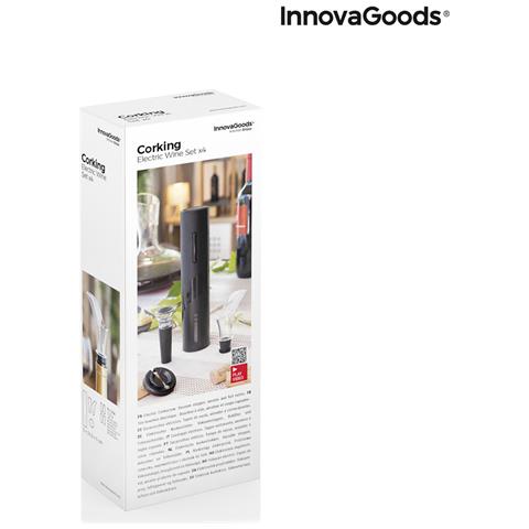 Cavatappi Elettrico Con Accessori Per Vino Corking - Foto 2