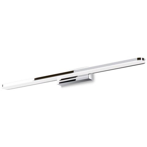 Applique Da Parete Moderno Epic Metallo Cromo Acrilico 1 Luce Led 16w - Foto 2