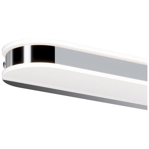 Applique Da Parete Moderno Epic Metallo Cromo Acrilico 1 Luce Led 16w - Foto 3