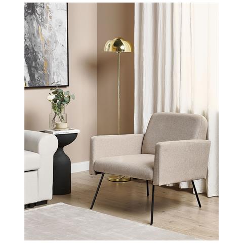Poltrona Tessuto Beige Narken - Foto 1