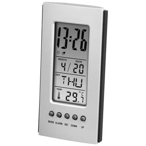 00186357 Termometro Interno Electronic Environment Thermometer Silver - Foto 1