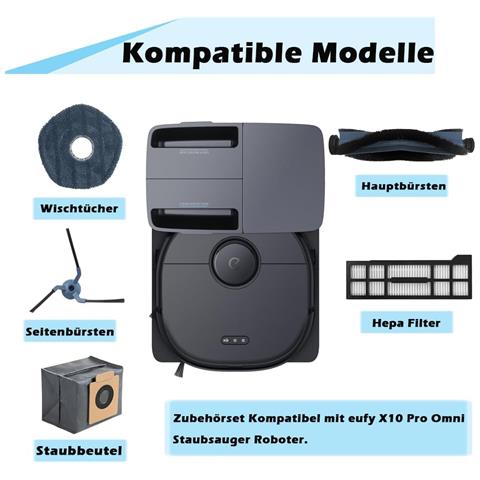 Parti Di Ricambio Per Aspirapolvere Robot Eufy X10/x9 Pro Omni - Foto 2