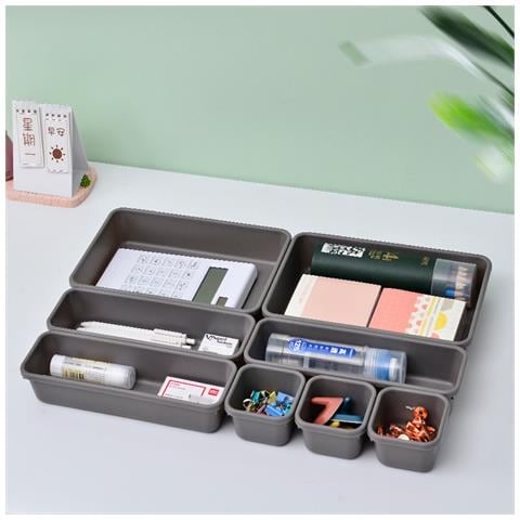 Set Di Organizer Per Cassetti Da 8 Pezzi Black - Foto 6