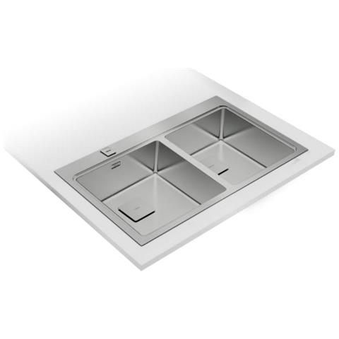 Zenit RS15 2C 86 Lavello ad incasso Rettangolare Acciaio inox - Foto 3