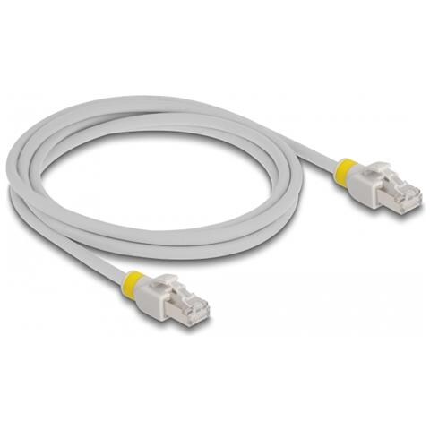 Cavo di rete RJ45 Cat. 6A S /FTP con clip colorate 2 m - Foto 1