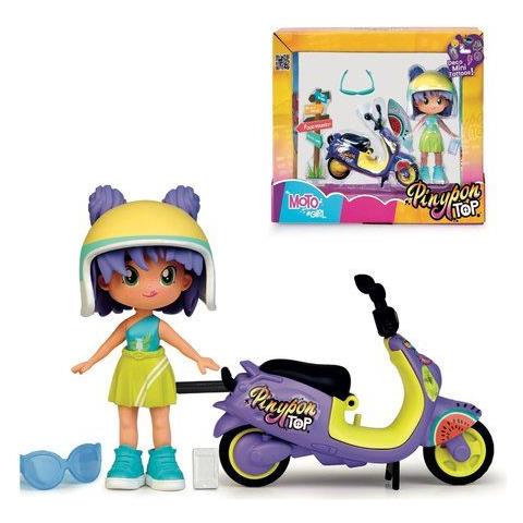 Set Bambola Pnn03000 Pinypon Top Moto Girl Assortito - Foto 1