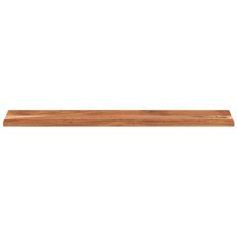 Piano Tavolo 140x20x3,8 Cm Rettangolare Legno Massello Acacia - Foto 3