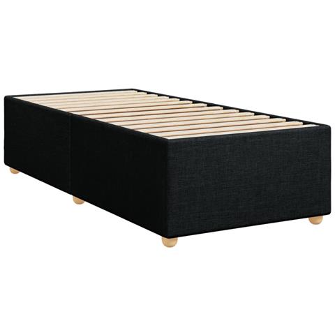 Giroletto Senza Materasso Nero 90x190 Cm In Tessuto - Foto 3