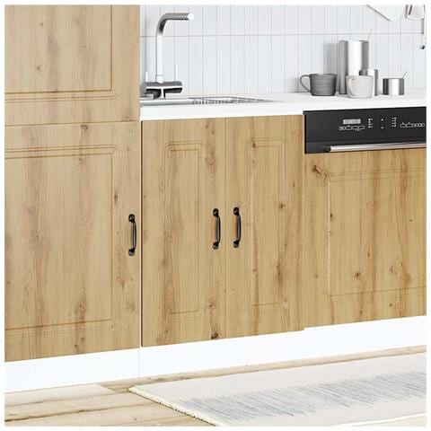 Mobile Base Lavello Kalmar Rovere Artigianale 60x46x81,5 Cm - Foto 3