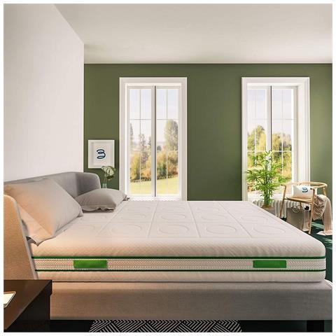 Materasso 800 Molle e Memory 3 cm Green Spring, misura 160x200 cm - Foto 5
