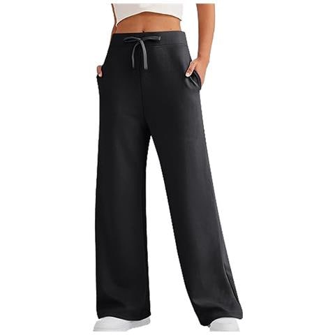 Pantaloni Casual A Vita Alta Black S - Foto 1