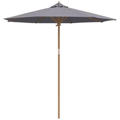 Parasol da giardino Grigio scuro 240x260 cm in Bamboo - Foto 1