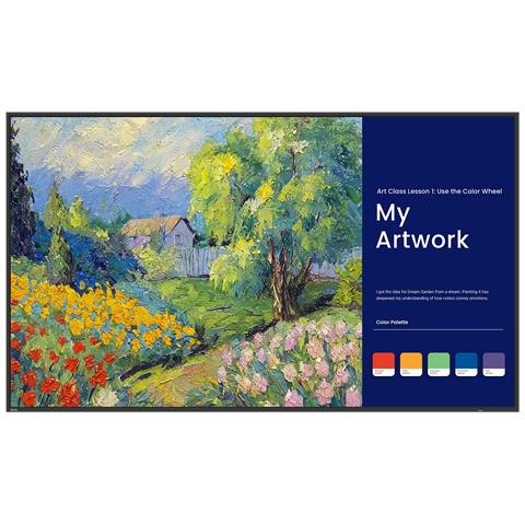 SL5504 Smart Signage Display Pannello piatto per segnaletica digitale 139,7 cm (55") LCD 500 cd /m² 4K Ultra HD Nero Processore integrato Android - Foto 1