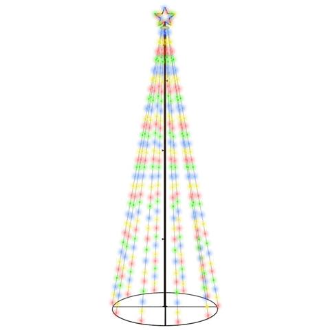 Lusso Casadino -  Albero Di Natale A Cono Colorato 310 Led 100x300 Cm - Foto 1