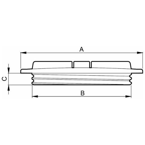 Coperchio Filettato Per Cisterne Ø 455mm - Foto 2