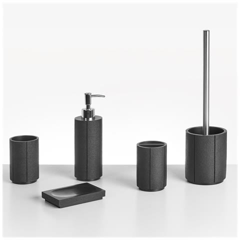 Set Da 5 Accessori Per Il Bagno Huallaga Nero - Foto 2