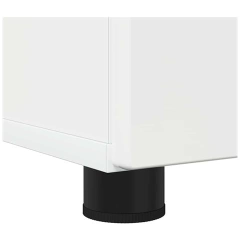 Set di mobili per il bagno con cassetto 3 pcs Bianco lucido - Foto 9