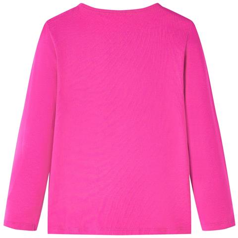 Maglietta da Bambina a Maniche Lunghe Rosa Scuro 116 - Foto 2