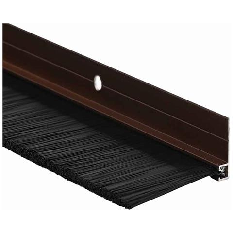 Spazzole per porte a vite 12 pcs Marrone 100 cm - Foto 9