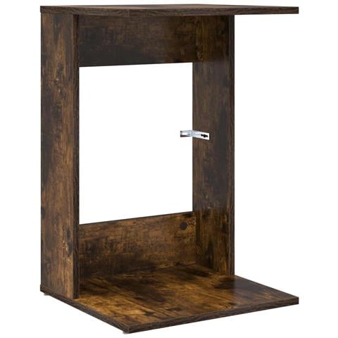 Tavolo laterale Rovere fumé 40 x 38 x 62,5 cm Legno multistrato - Foto 1