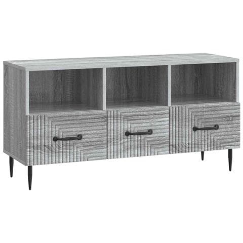 Mobile TV Grigio Sonoma 102 x 34,5 x 50 cm Legno ingegnerizzato - Foto 1