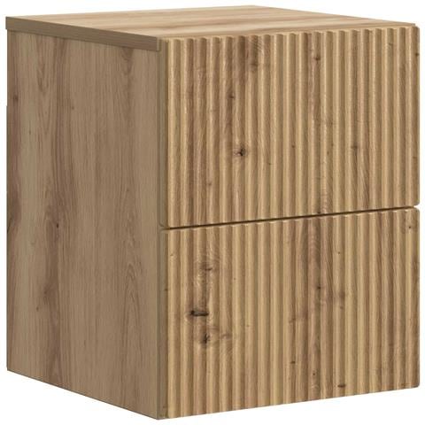 Mobiletto da notte a muro Rovere Artigianale 33 x 34,5 x 40 cm - Foto 1