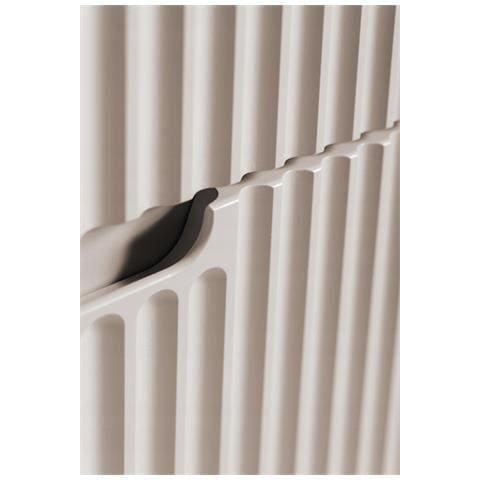 Mobile sottolavabo Kaschmir 80 cm, 2 cassetti, ripiano bianco, piano di lavoro effetto marmo bianco - Foto 2