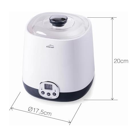 69345 - Yogurtiera super silenziosa HERA, ideale per preparare kefir e yogurt greco, - Foto 2