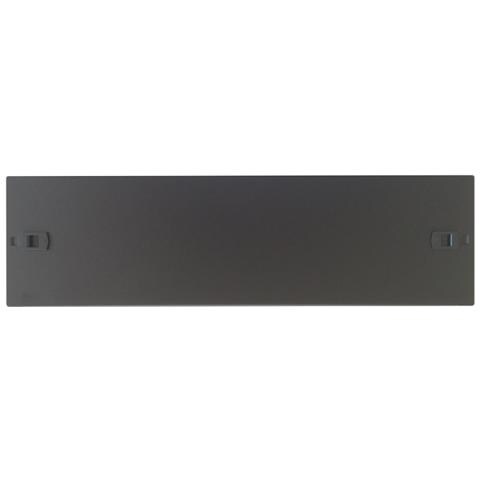 I-CASE BLANK-3-SCL - Pannello Cieco Toolless a Clip per Armadi Rack 19'' 3U Nero - Foto 1