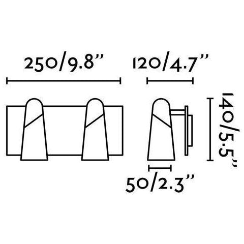 Lao 2 Luci Bianco 29042, Applique - Foto 10