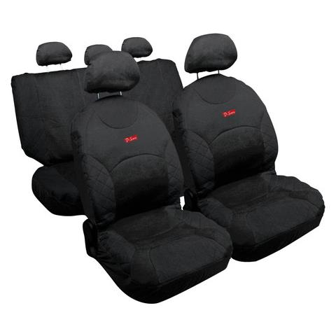 Set Fodera Drive-jeans Coprisedile Nero - Foto 1