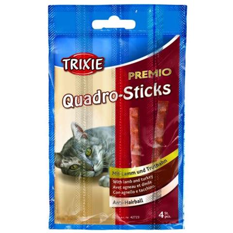 Snack Gatto Premio Quadro Sticks Al Agnello E Tacchino - 4 Stick Da 5 Gr - Foto 2