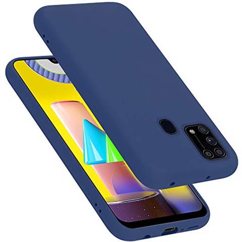 Custodia Compatibile Con Samsung Galaxy M31 In Liquid Blu - Coperchio Protettivo In Silicone Tpu Flessibile - Foto 1