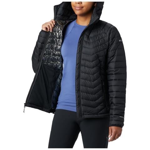 Wm Powder Lite Hooded Jacket, Donna, Nero, Giacca, Numero: M Eu - Foto 4