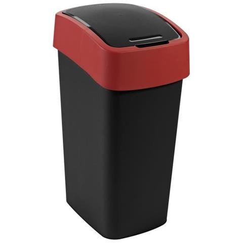 229413 Pattumiera Flip Bin Nero-rosso 29 5896 - Foto 1
