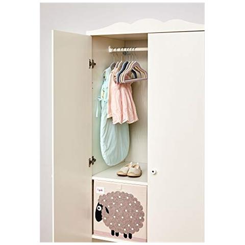 3 Germogli Ubxshe Storage Box Cubo Contenitore, 33 X 33 X 33 Cm, Multi-color (pecora) - Foto 4